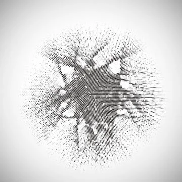 Abstract halftone pattern 스톡 일러스트