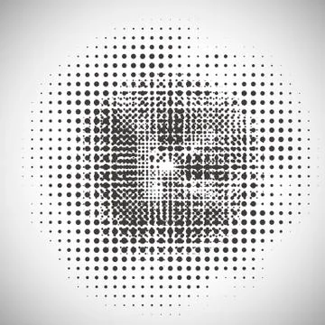 Abstract halftone pattern Stock Illustration