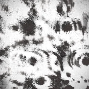 Abstract halftone pattern Illustrazione stock