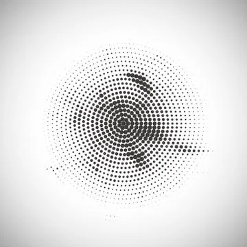 Abstract halftone pattern Illustrazione stock