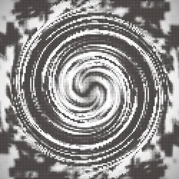 Abstract halftone pattern Illustrazione stock