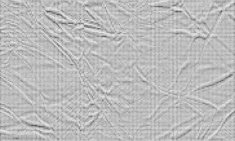 Abstract halftone pattern with organic leaf vein lines for monochrome graph.. Illustrazione stock
