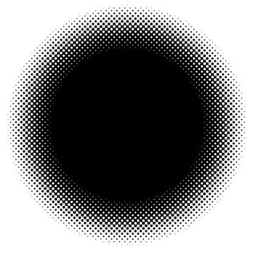 Abstract halftone pattern in the shape of a circle with room for your copyspa イラスト素材