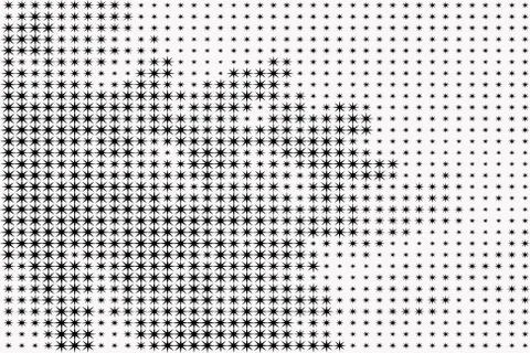 Abstract halftone pattern snow Illustrazione stock