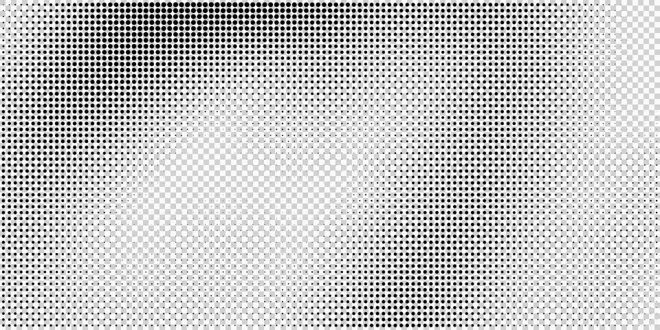 Abstract halftone pattern with square dots and gradient transition effect Stock Illustration