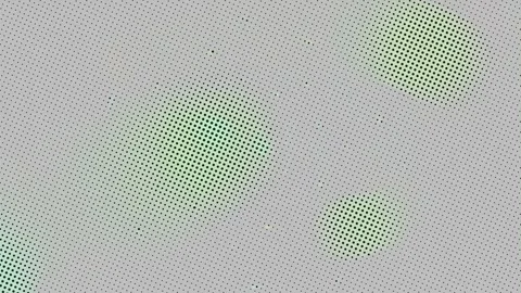 Abstract Halftone Pattern with Teal Organic Shapes on Gray Texture Stock Footage 336776156