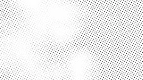 Abstract halftone pattern texture with black dots arranged in a fading gradient Illustrazione stock