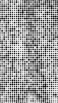 Abstract halftone pattern with varying dot sizes Stock Illustration