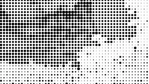 Abstract halftone pattern with varying dot sizes forming a textured backgro.. Stock Illustration