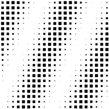 Abstract halftone pattern with varying square sizes for design and backgrou.. Stock Illustration