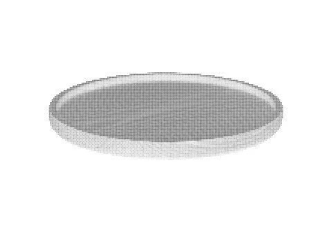 Abstract halftone ring shape with black dotted gradient circular frame for .. Illustrazione stock