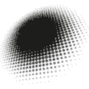 Abstract halftone template object. EPS 10 Illustrazione stock