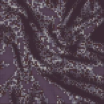 Abstract halftone texture Digital pattern. Vector Stock Illustration