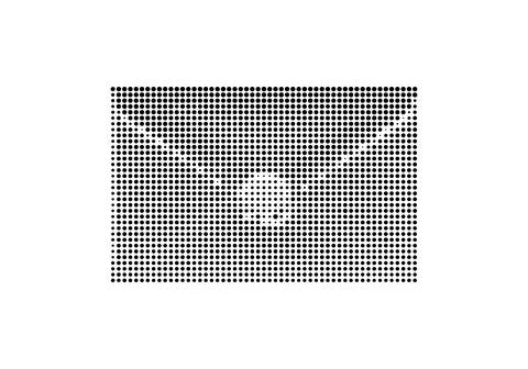 Abstract halftone texture with dots arranged to form square shape with subt.. Stock Illustration