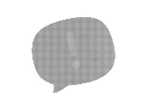 Abstract halftone texture with dots arranged to form organic, irregular spe.. Stock Illustration