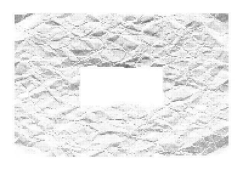 Abstract halftone texture with rectangular negative space for artistic back.. Stock Illustration