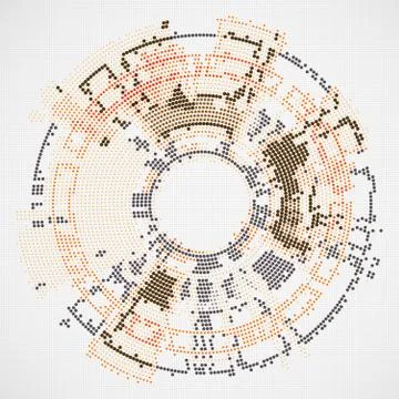 Abstract halftone theme background. Stock Illustration