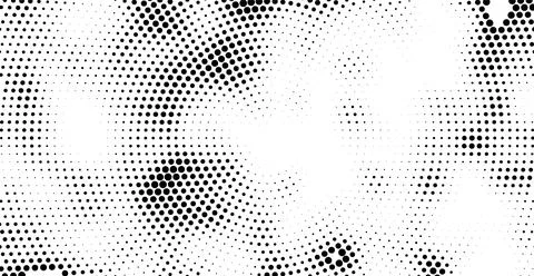 Abstract halftone vector background, metallic dot pattern texture Stockillustratie