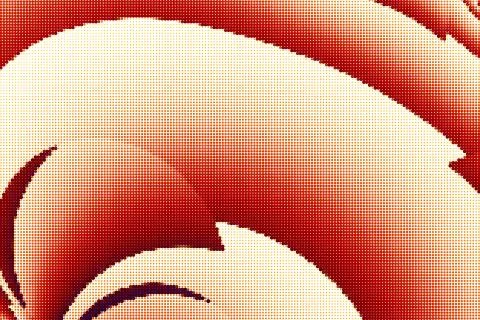 Abstract halftone vector pattern design - paper cuts Illustrazione stock