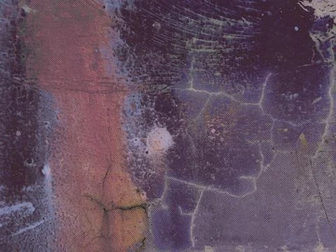 Abstract Halftone Wall Texture With Dense CMYK Dots Gritty Urban Stock Photos