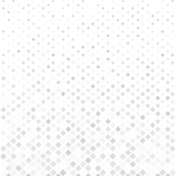 Abstract halftone white and gray square pattern background, Vector modern fut Illustrazione stock