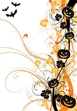 Abstract halloween background Illustrazione stock