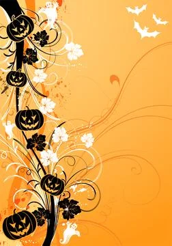 Abstract halloween background Stock Illustration