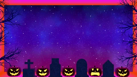 Abstract Halloween Frame Stock Footage 251491207