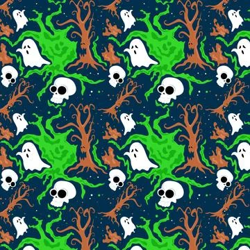 Abstract halloween pattern design background. Vector. Stock Illustration