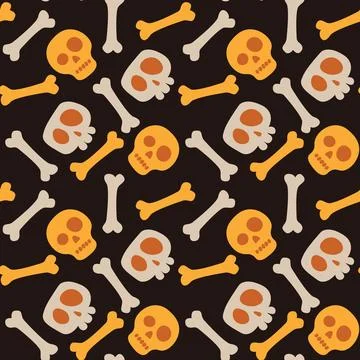 Abstract halloween pattern design background. Stock Illustration