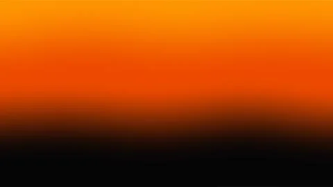 Abstract Halloween pixel art background with dark orange sky and black grad.. Stock Illustration