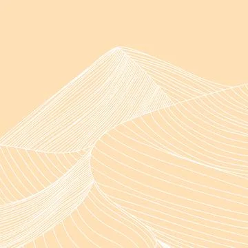 Abstract hand draw mountain. Stock Illustration