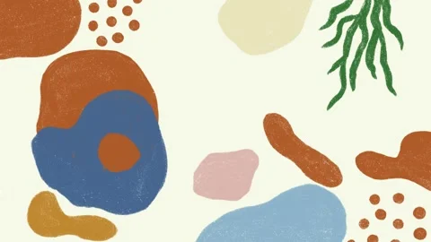 Abstract Hand-Drawn Abstract Background Stock Footage 296366064