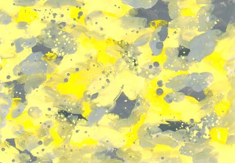 Abstract hand drawn background in 2021 trend colors. Ultimate grey and illumi Stock Illustration