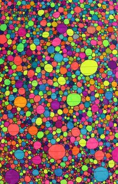 Abstract hand drawn background with circles. Stock Illustration