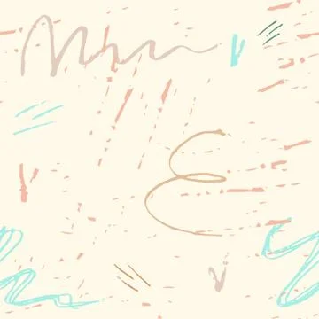 Abstract hand-drawn background with marker strokes and doodles. Stock Illustration