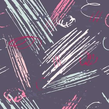 Abstract hand-drawn background with marker strokes and doodles. Stock Illustration