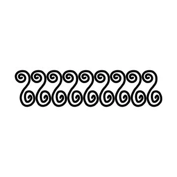 Abstract hand drawn border line vintage doodle art vector scribble brush 스톡 일러스트