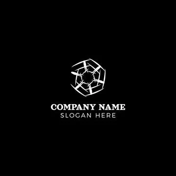Abstract Hand Drawn Company Vector Logo Design EPS10 Stock Illustration