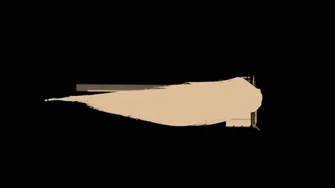 Abstract hand drawn elements grunge brush strokes. Underline and border design. Stock Footage 162297339