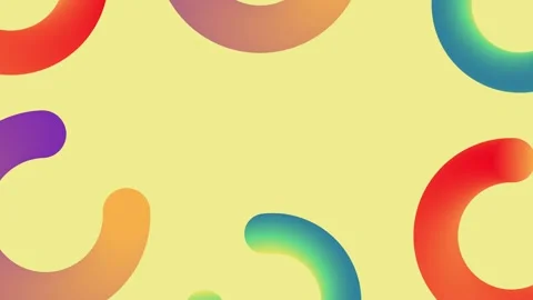 Abstract Hand Drawn Gradient Blob Shape Background 01 Stock Footage 317726080