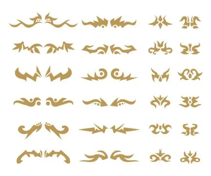 Abstract hand drawn line border vector Illustrazione stock