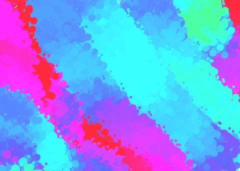 Abstract hand drawn neon gradient illustration background wallpaper Stock Illustration