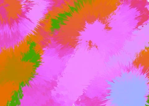 Abstract hand drawn neon gradient illustration background wallpaper Stock Illustration