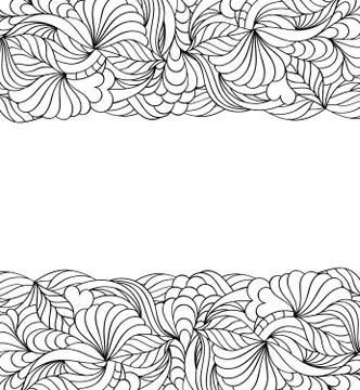 Abstract hand drawn pattern Stock Illustration