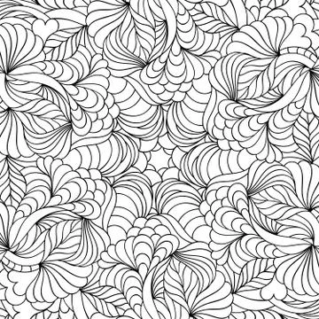 Abstract hand drawn pattern Stock Illustration
