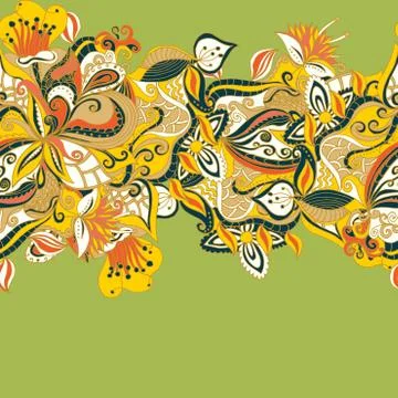 Abstract hand-drawn pattern. seamless doodle texture Illustrazione stock