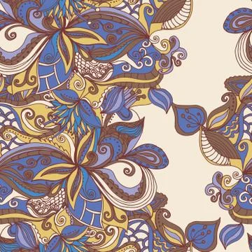 Abstract hand-drawn pattern. seamless doodle texture 스톡 일러스트