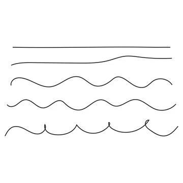 Abstract hand drawn scribble lines illustration Illustrazione stock