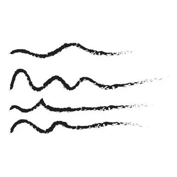 Abstract hand drawn scribble lines illustration Illustrazione stock